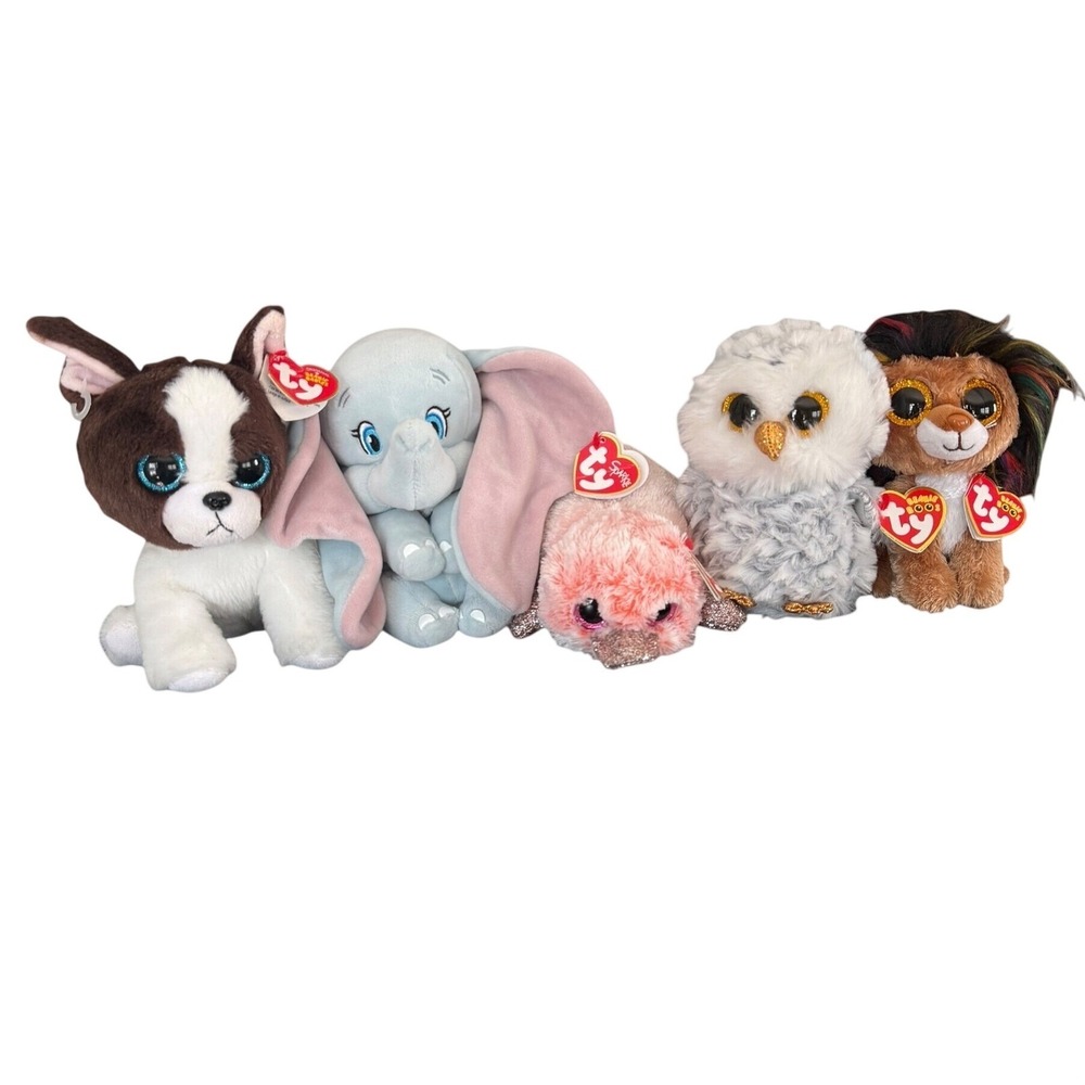 Ty Beanie Boos Babies Sparkle Plush‎ Lot Kids MWT